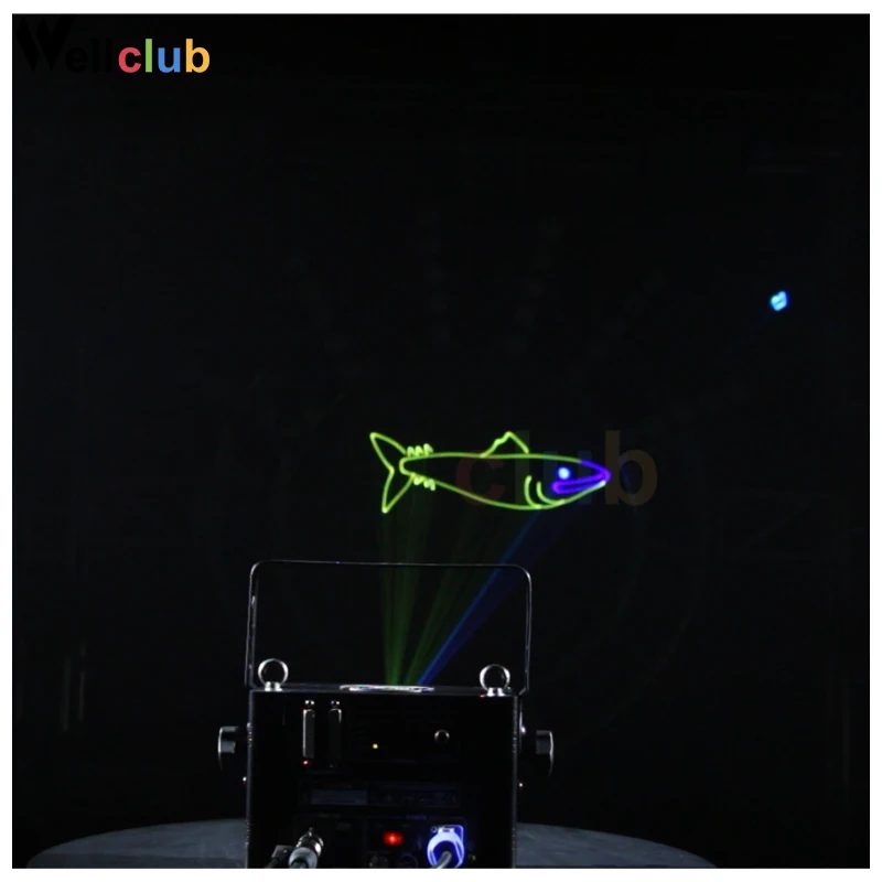 4 шт. 2 Вт RGB анимационный лазерный светильник DMX ILDA интерфейс Dj лазерный проектор/Dj светильник ing/дискотечный лазер/сценический лазерный светильник