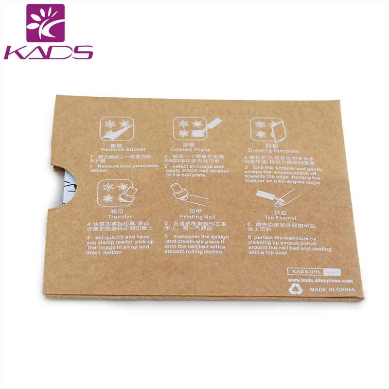 KADS New Arrival Flower 011 Series Flowers and Grass Theme Template Stencil Beauty Tools Nail Art Image Stamp Plate | Красота и