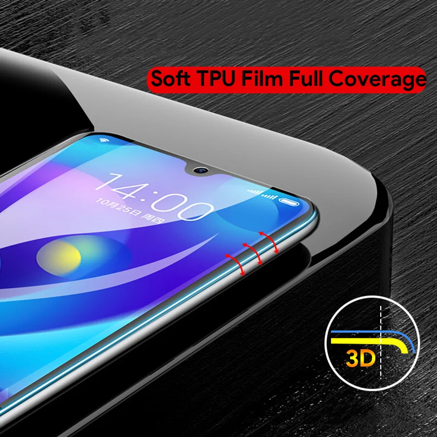 ALIVO 3D TPU мягкая силиконовая защитная пленка на весь экран для Xiaomi Mi Play Pocophone F1 Max 3