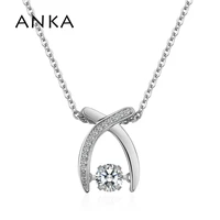 anka fashion fish pendant necklace with aaa cubic zirconia projection necklace for love gift womens jewelry 133939
