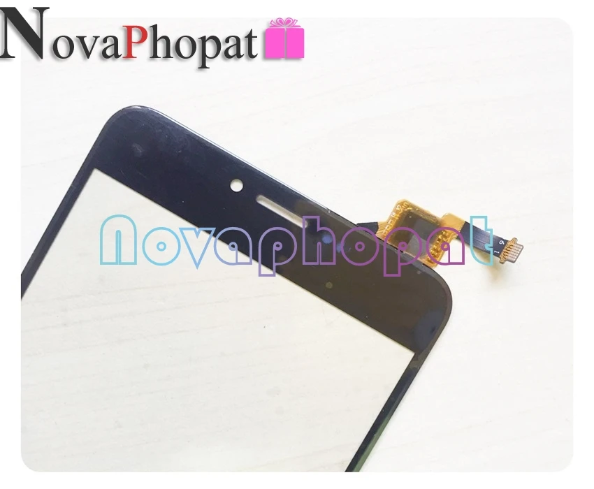 Novaphopat черный/белый сенсор для Meizu M3 Note L681H сенсорный экран дигитайзер стеклянная панель Замена+ отслеживание