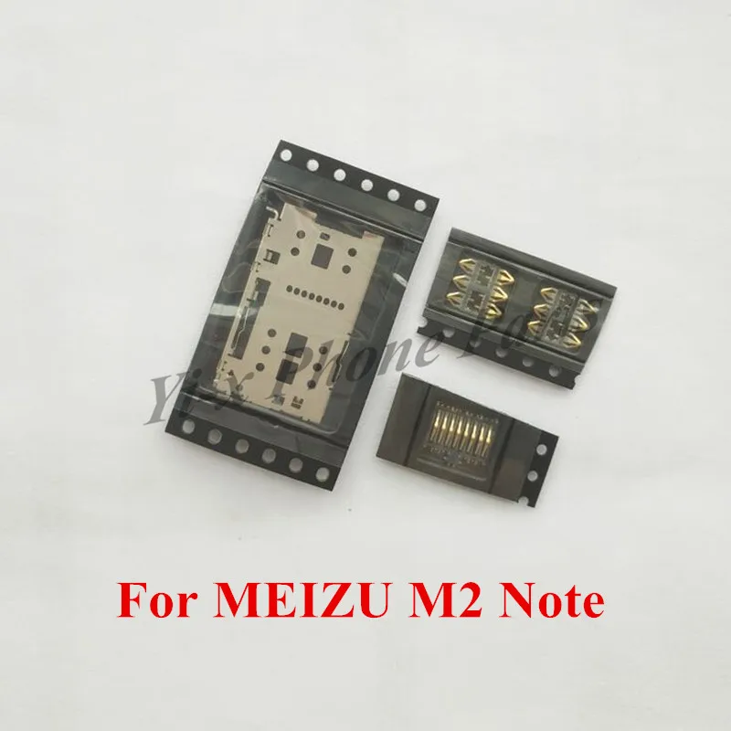 

1PCS SIM Card Tray Reader Holder Slot Adapter For MEIZU M2 Note Phone Replacement Spare Parts