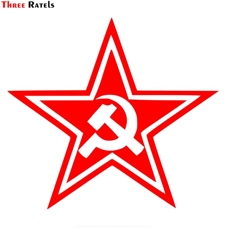 Three Ratels TZ-1113 11.5*20см 1-4 шт светоотражающие виниловые наклейки на авто сделано в ссср