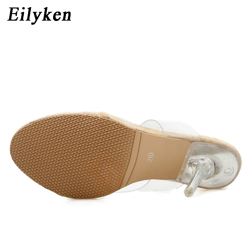 Летние модные сексуальные зеленые женские тапочки Eilyken из искусственной кожи