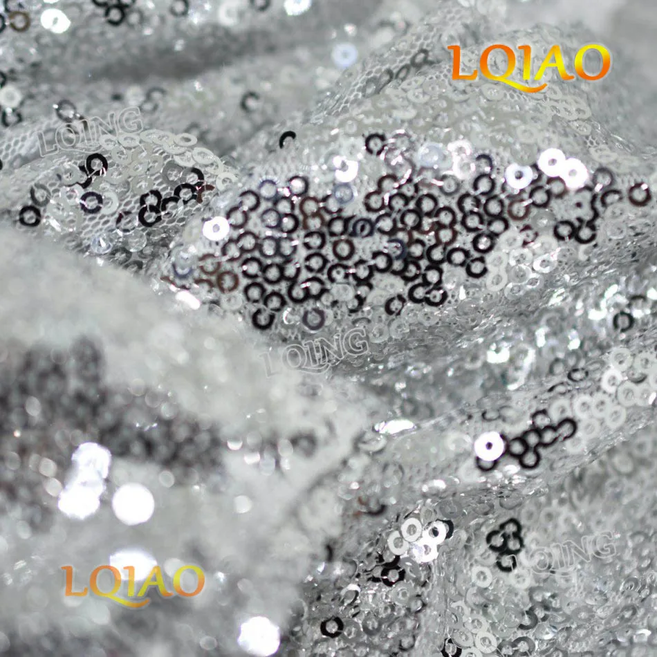 3mm Rose Gold SEQUIN Fabric material STUNNING ALL OVER BLING SMALL Sparkling SEQUINS ON MESH. WEDDINGS DECORATION DANCEWEAR | Дом и сад