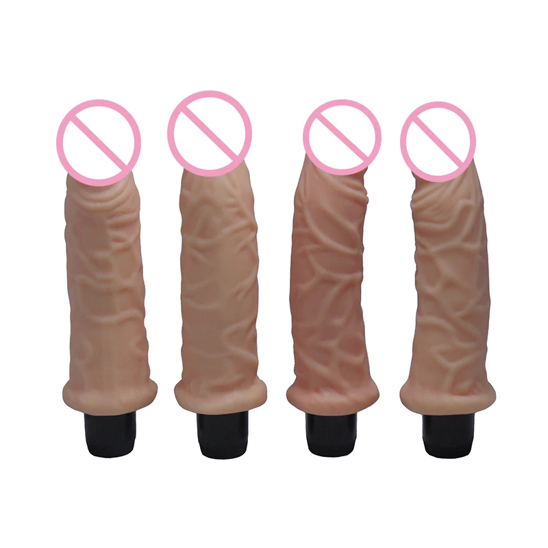 Фаллоимитатор для взрослых 8 дюймовый телесный пенис реалистичный