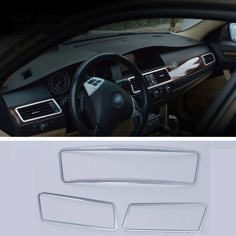 Для bmw e60 салона автомобиля кондиционер декоративная рамка выпускного отверстия