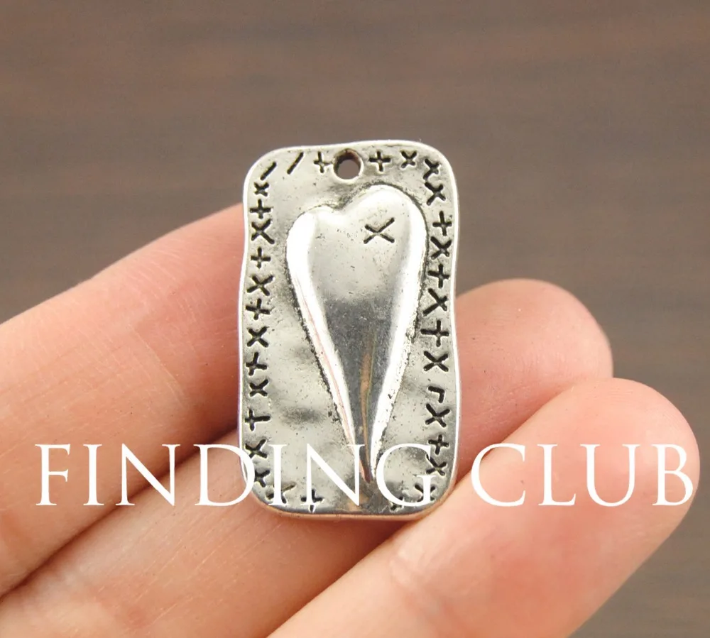10 шт. металлические подвески в виде сердца | Украшения и аксессуары