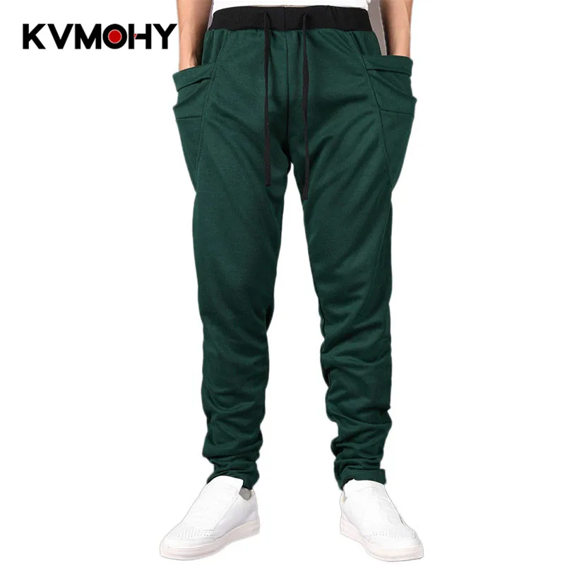 Pants Men Tracksuit Bottoms Fashion Waist Pocket Harem Pant Casual Leggings Trousers Fashion Streetwear Hip-hop Pants