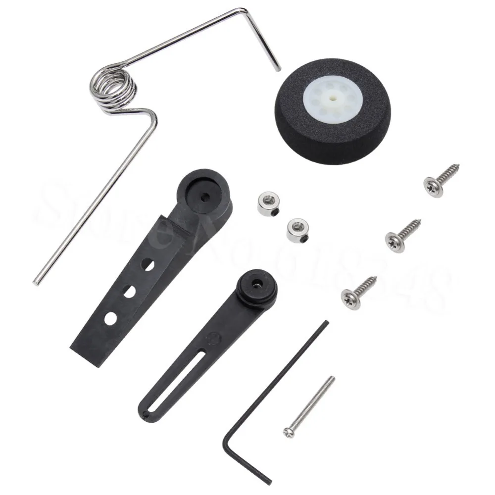 

1 комплект, запасные задние колеса в сборе, 60x25 мм, D28 /30, быстрое аэромоделирование для Jet 540T