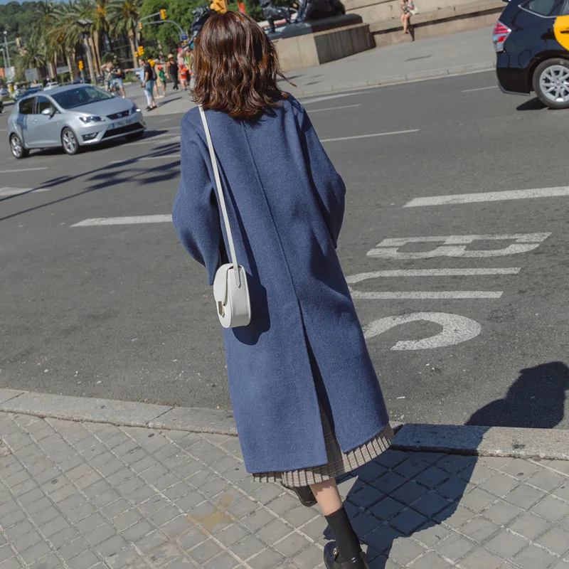 Женское двубортное шерстяное пальто KMETRAM Женская куртка весна 2020 уличная одежда