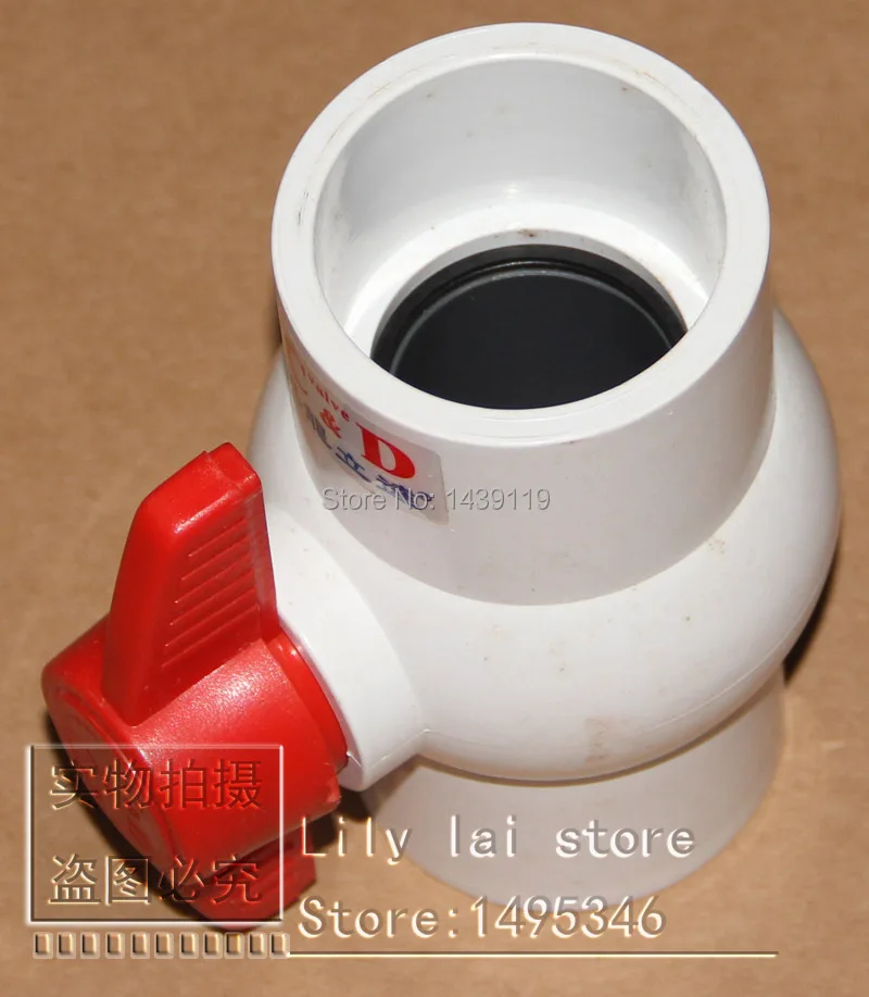 1-1/2 дюйма ПВХ шаровой клапан для спа горячая ванна полива пруд аквариум