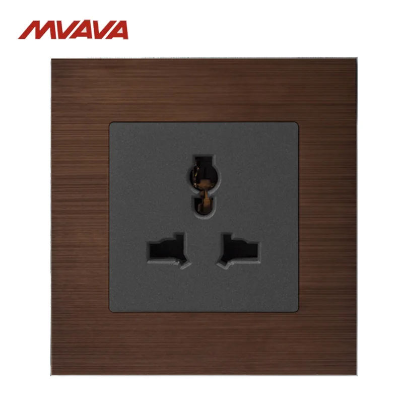 Многофункциональная настенная универсальная Сетевая розетка mvva 10A 110 250 В