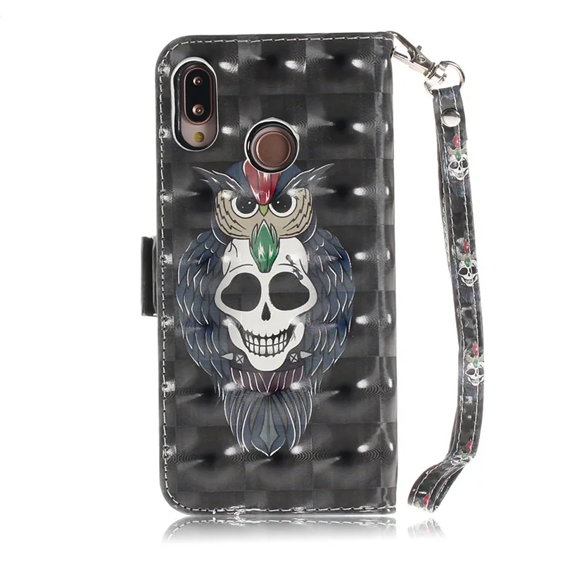 Крышка для huawei P20 Lite Nova3 e ANE-LX1 ANE-L21 ANE-LX3 ANE-L23 чехол Nova 3e ANE-L01 ANE-AL00 кожаный мобильного