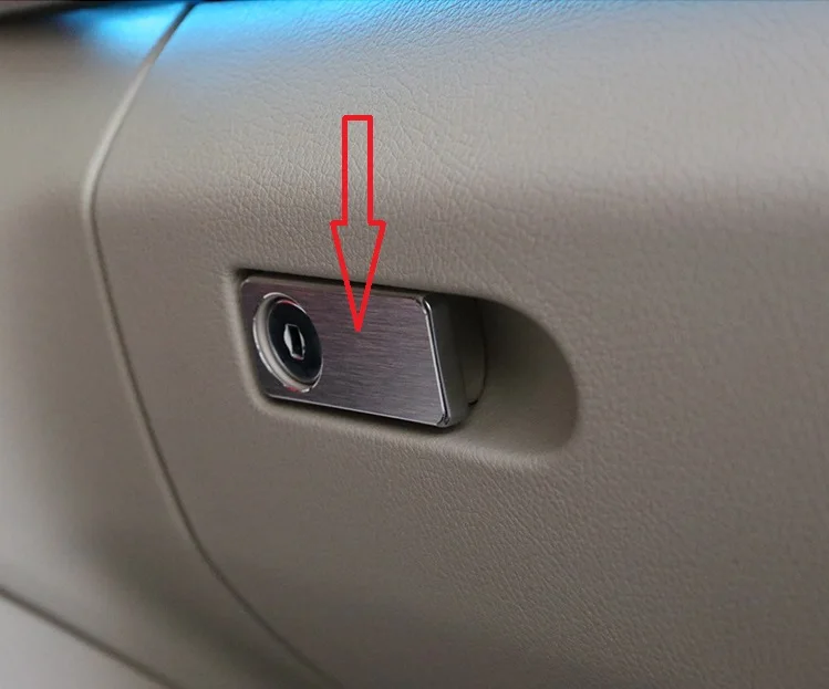 Car Glove Storage Box Lock Switch Cover Trim Decoration Sticker Frame For Mercedes Benz E C GLC CLS GLK ML GL GLE Series | Автомобили и