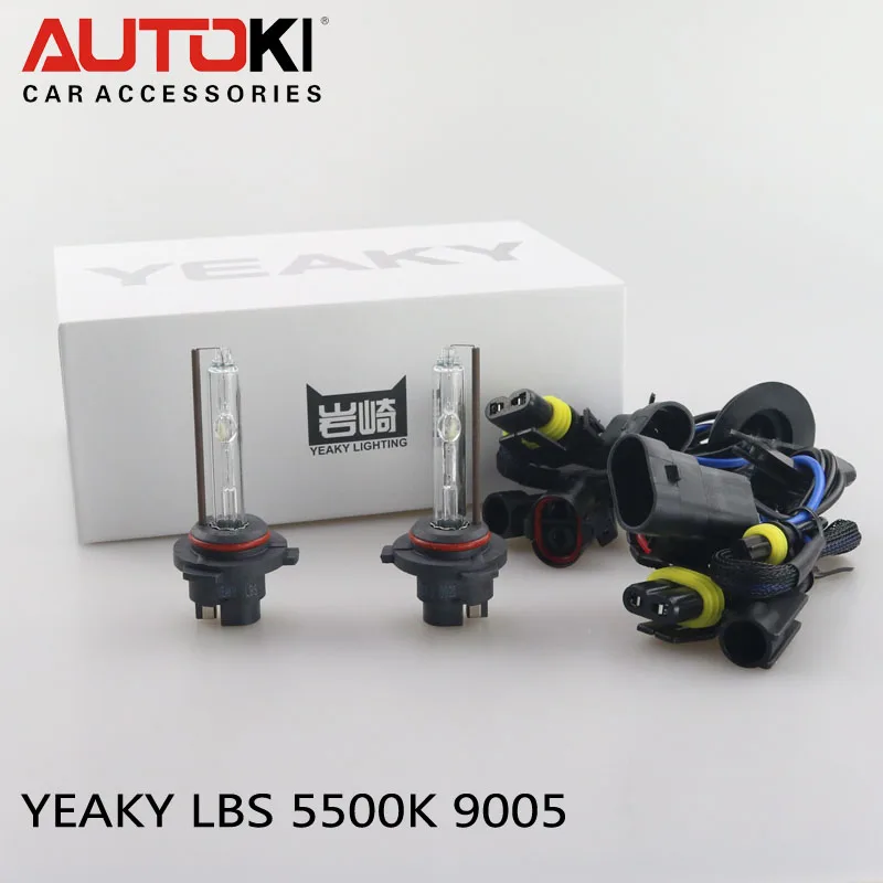 100% Оригинальные Сверхъяркие ксеноновые фары Autoki Yeaky LBS Series 35 Вт D2S D2H D4S 9005 H11 HID