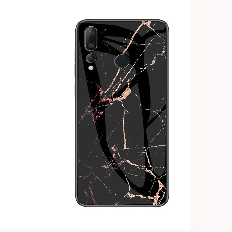 4 Красочные Мрамор Стекло чехол для huawei Коврики 20 P20 P30 Lite Pro P Smart Y5 Y6 Y7 Y9 Honor 20 10i 8 S 8X 8C 8A Nova 5 5i чехол - Цвет: 4
