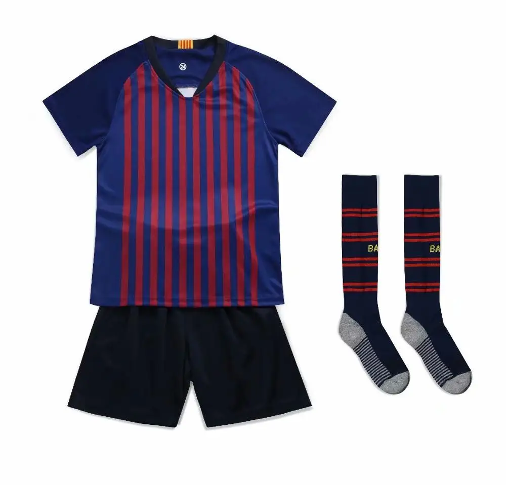 kids sets Комплекты для детей; Футбольная форма для мальчиков и девочек; спортивные костюмы для детей; молодежные тренировочные костюмы; комплект с носками с принтом под заказ - Цвет: kids sets
