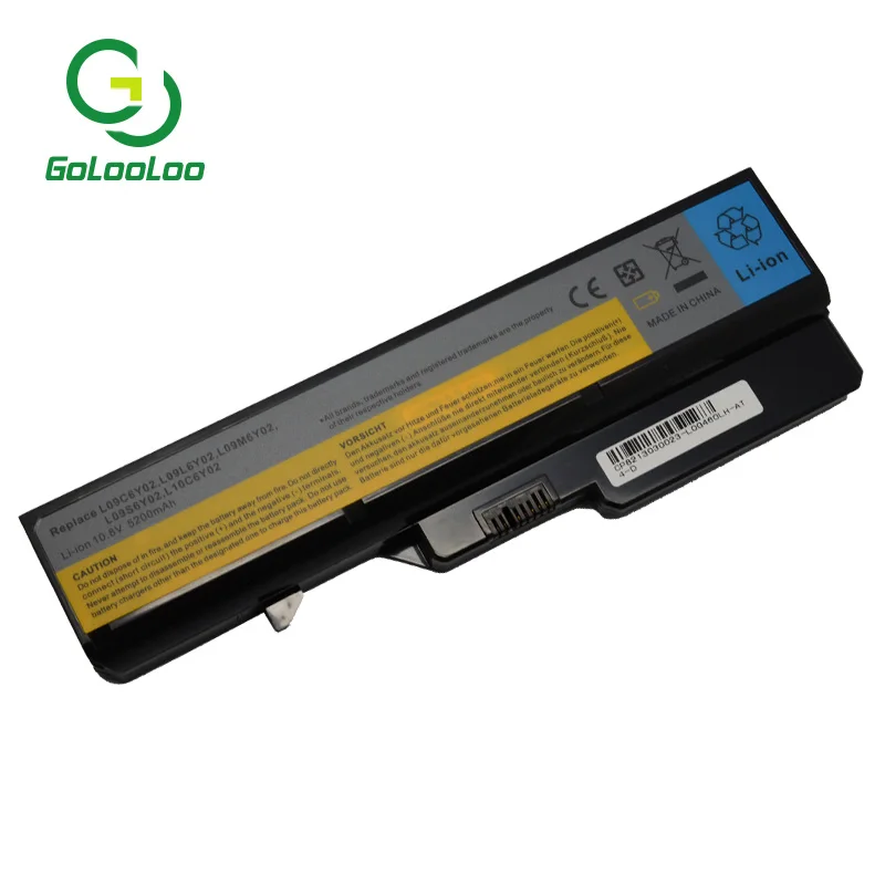 Golooloo 4400mah 11 1 V аккумулятор для lenovo L09S6Y02 L10C6Y02 G460 G465 G470 G475 G560 G565 G570 G575 57Y6455 L09C6Y02