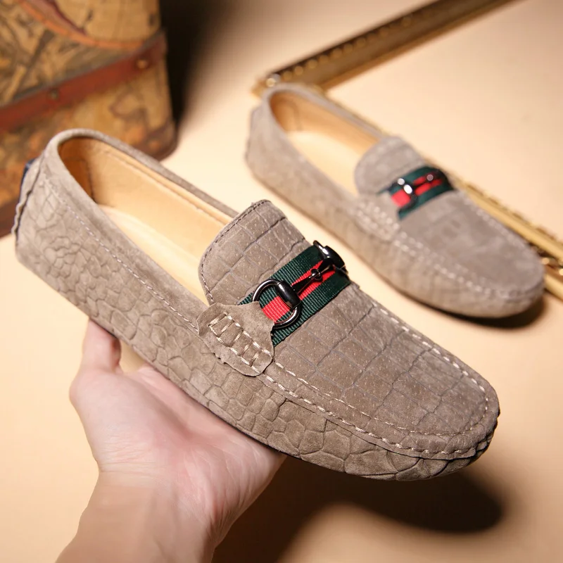 Mocassim masculino Chaussures/Мужская обувь Легкие мужские лоферы из натуральной кожи модная