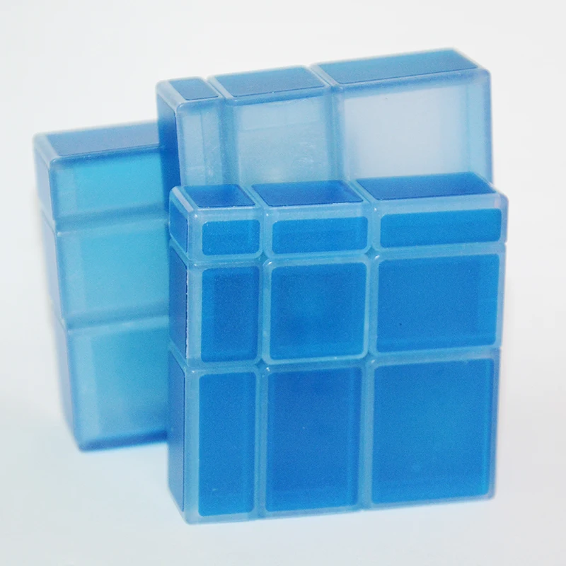 Новейший Qiyi 3x3x3 зеркальный блок светящийся Магический кубик скорости головоломка Cubo magico профессиональное обучение и классические Обучающие игрушки куб