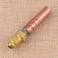 letaosk new metal tig welding torch cable front connector wp 9 wp 17 wp 24 gas electric integrated
