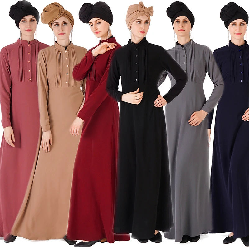 Абая кафтан Дубай Ислам Мусульманский хиджаб платье Турция Caftan Оман Арабский исламский одежда Абая для женщин халат Vetement Femme
