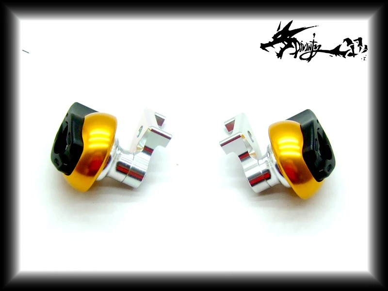 Мотоцикл CNC L и R аварии колодки протектор рама ползунки для ZX 10R золото|slider android|frame