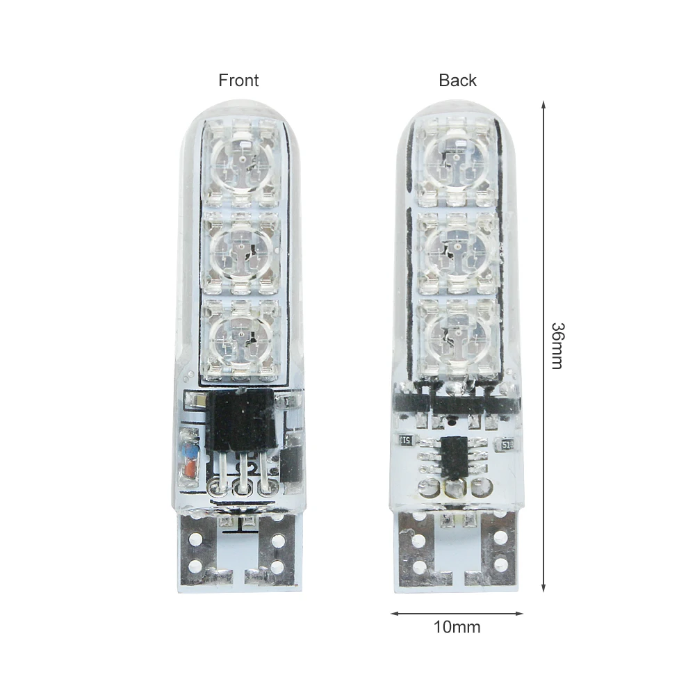 RGB интерьер автомобиля LED атмосферный Свет 12V RGBW Супер яркая вспышка лампа