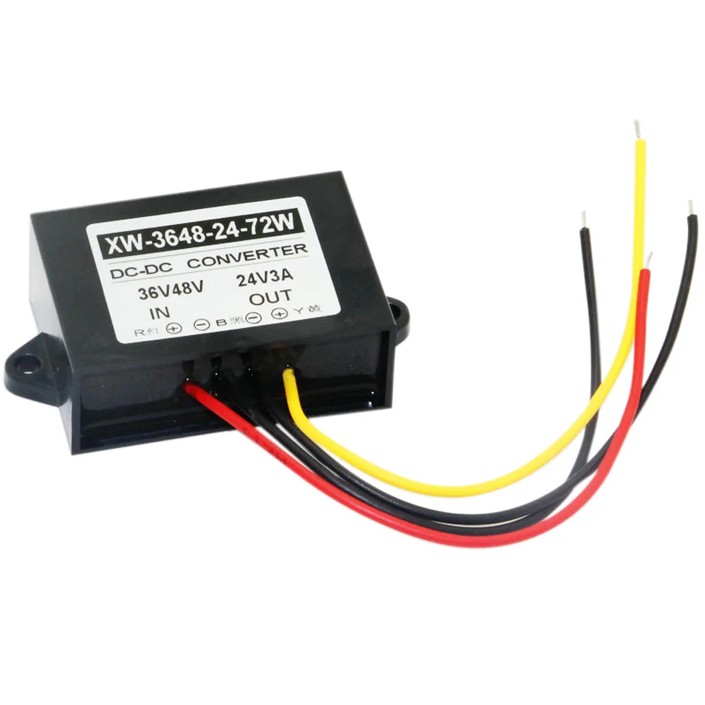 Водонепроницаемый понижающий адаптер питания постоянного тока от 48 В до 24 3 А 72 Вт