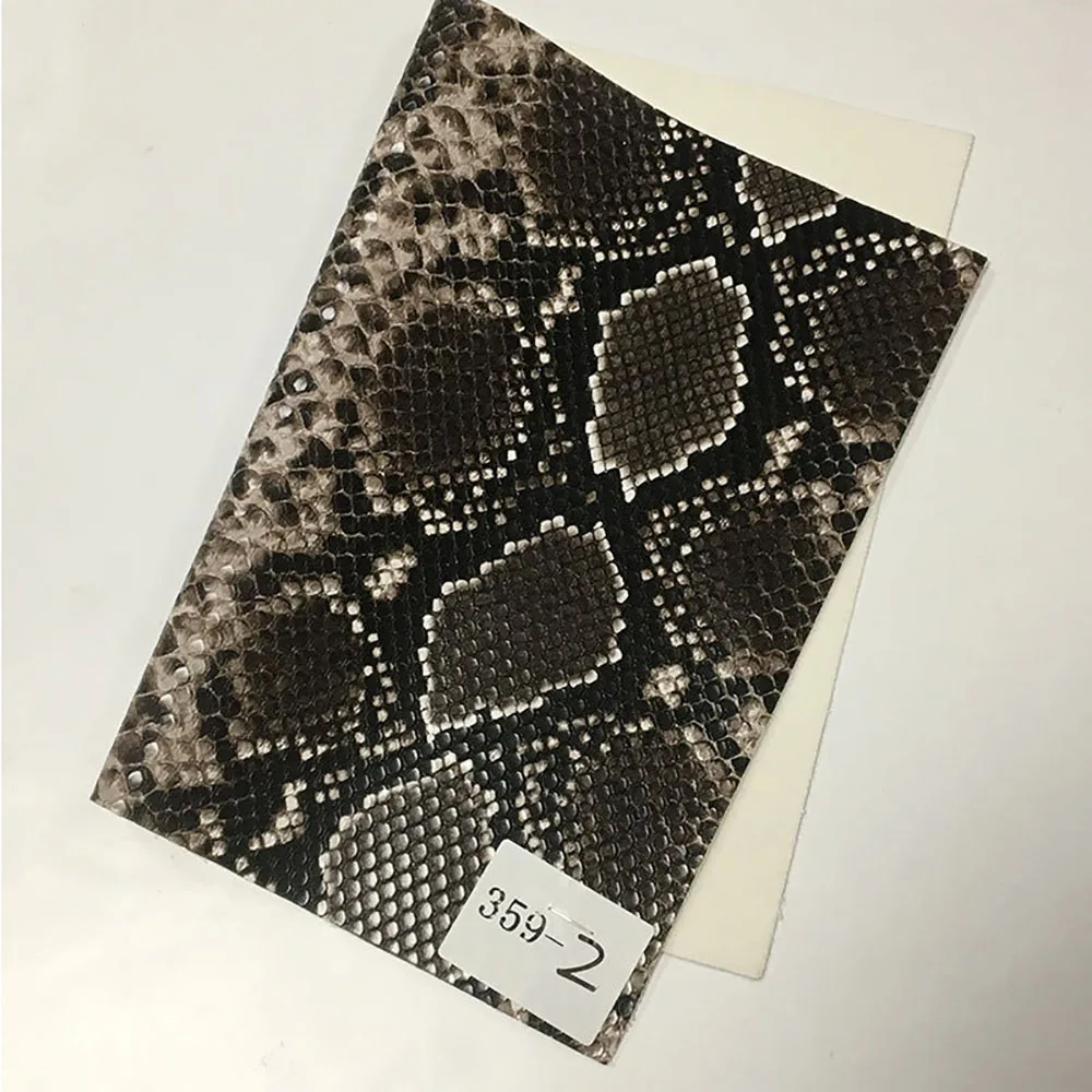 Lychee Life DIY A4 Ретро Змеиный узор из искусственной кожи ткань высокого качества Синтетическая кожа швейный материал