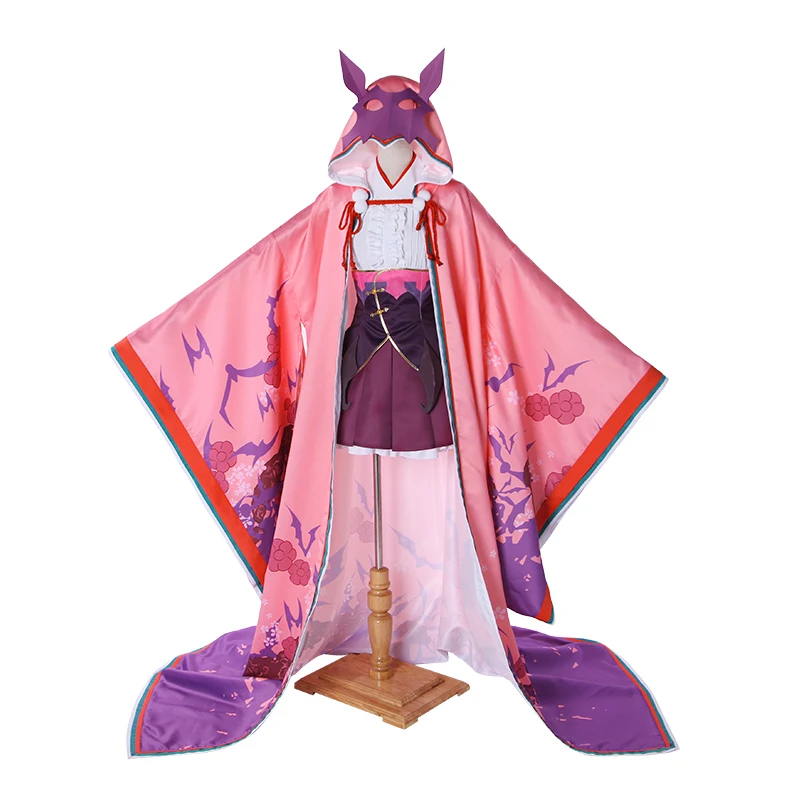 

Anime! Fate/Grand Order Osakabehime Kimono Uniform Cosplay Costume For Women Halloween Carnival Outfit Free Shipping