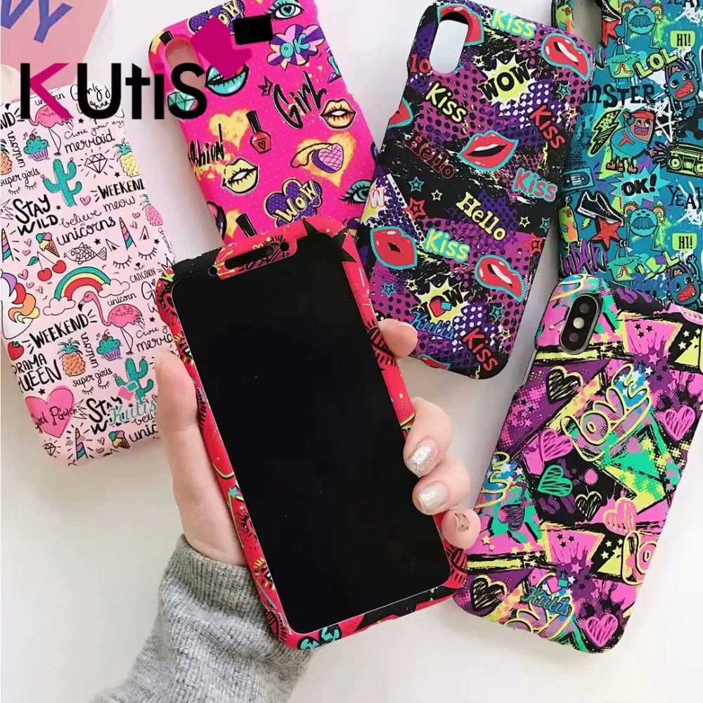 Жесткий ПК полное покрытие чехол для iPhone X XS MAX XR 360 градусов полный корпус 6 6s Plus 8 7