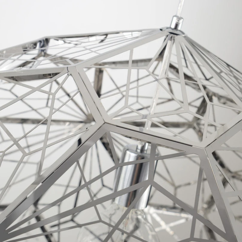 Современные подвесные светильники 65 см из нержавеющей стали для спальни