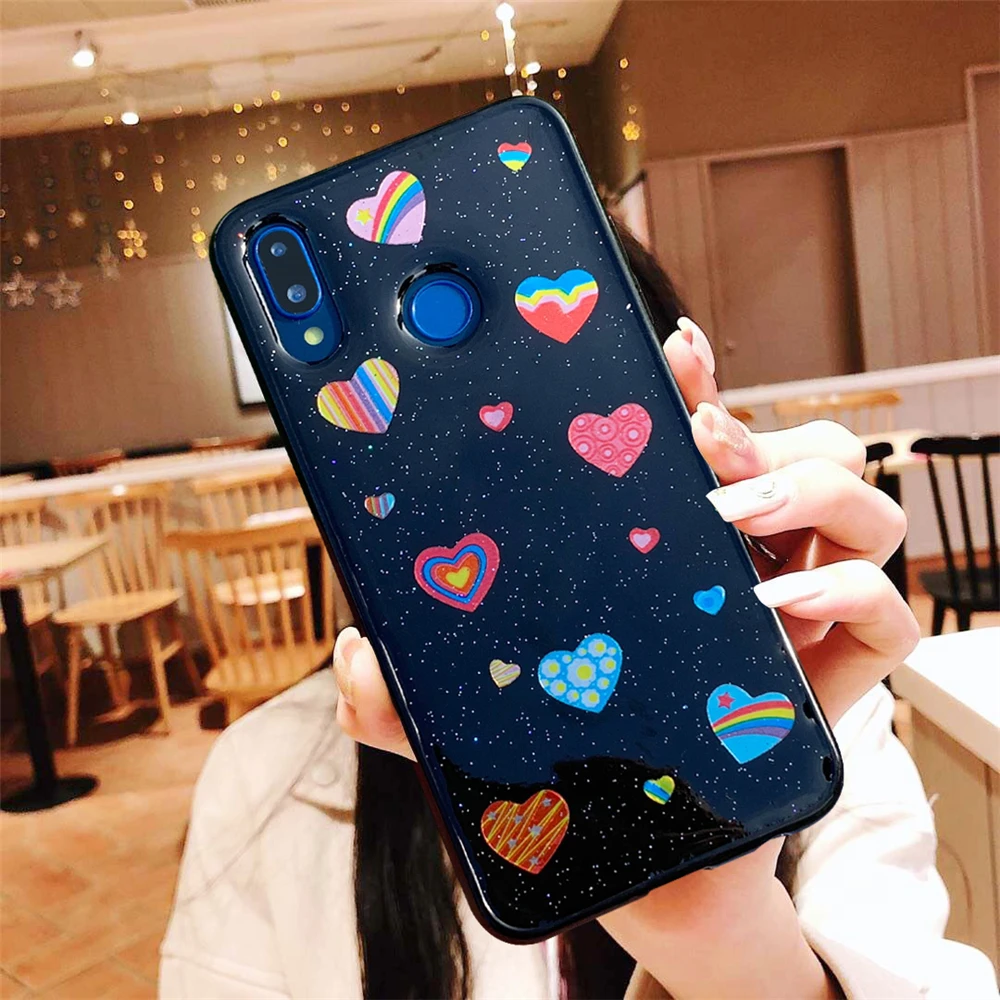 Простой мягкий силиконовый чехол в красный горошек для Xiaomi Redmi Note 7 pro Mi 9 Mi5X mi6X mi8 SE