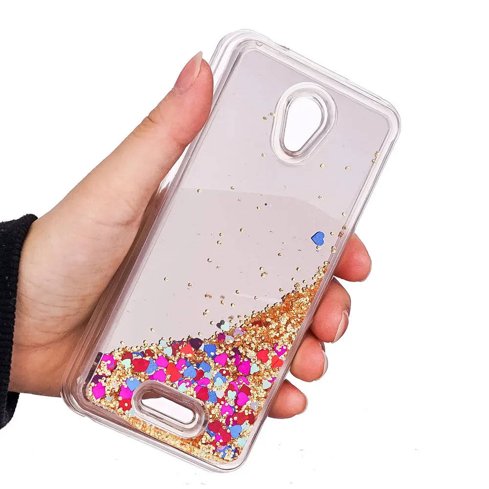 Зеркальный чехол для Lenovo A1010a20 A Plus A1010 a20 с жидким зыбучим песком силиконовый сумка