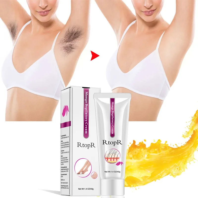 Mango депиляционный крем для тела не вызывает болезненных ощущений эффективный