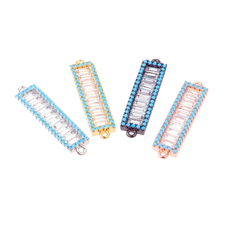 Новинка 2018 кубические соединительные Звенья из циркония ювелирные аксессуары