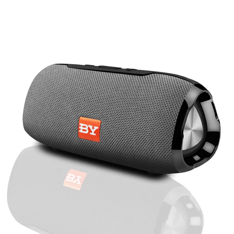 Gray Портативный беспроводной Bluetooth динамик сабвуфер громкий динамик с микрофоном наружная акустическая система 10 Вт стерео музыка объемный - Цвет: Gray