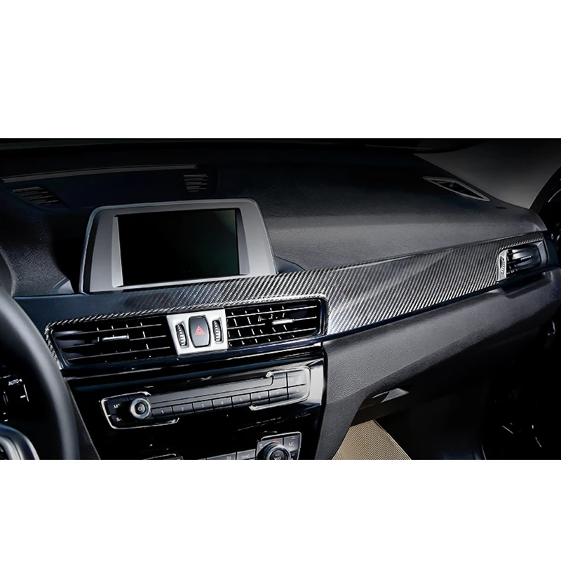 6x100% углеродное волокно подходит для BMW X1 F48 16-17 Внутренняя Крышка центральной