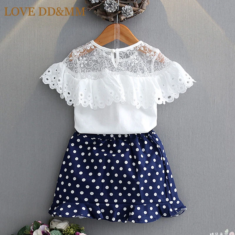 Комплекты одежды для девочек LOVE DD & MM лето 2020 новые модные милые кружевные
