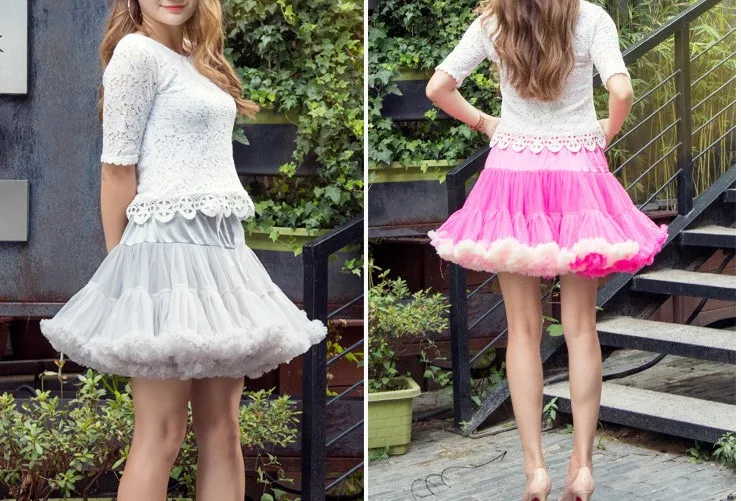 Женская короткая юбка пачка для танцев и вечеринок|jupe courte|skater mini skirttulle skirt |
