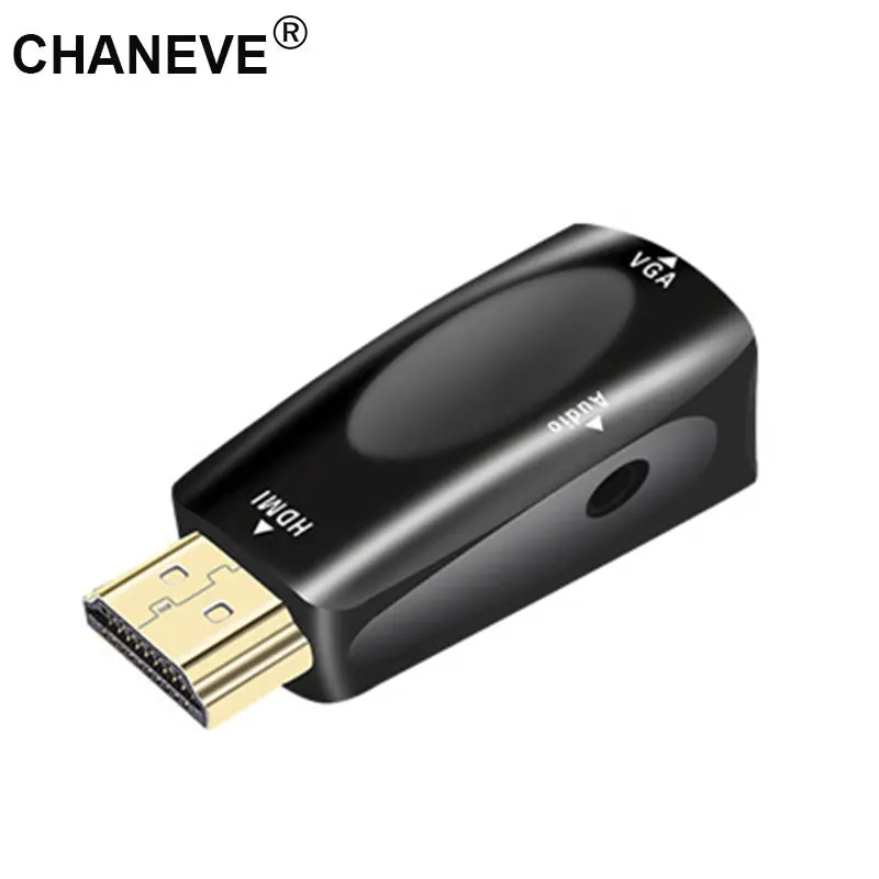 Адаптер CHANEVE HDMI-VGA преобразователь аудиокабеля с поддержкой HD 1080P для PS3 PS4 ПК