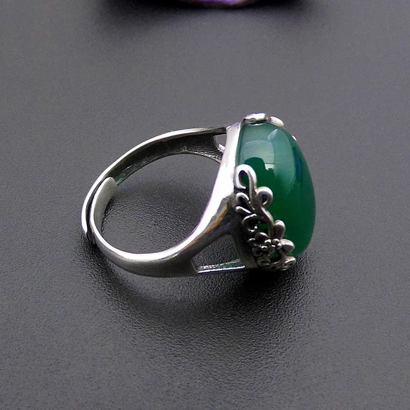 Женское серебряное кольцо FNJ регулируемое из чистого серебра 925 пробы с