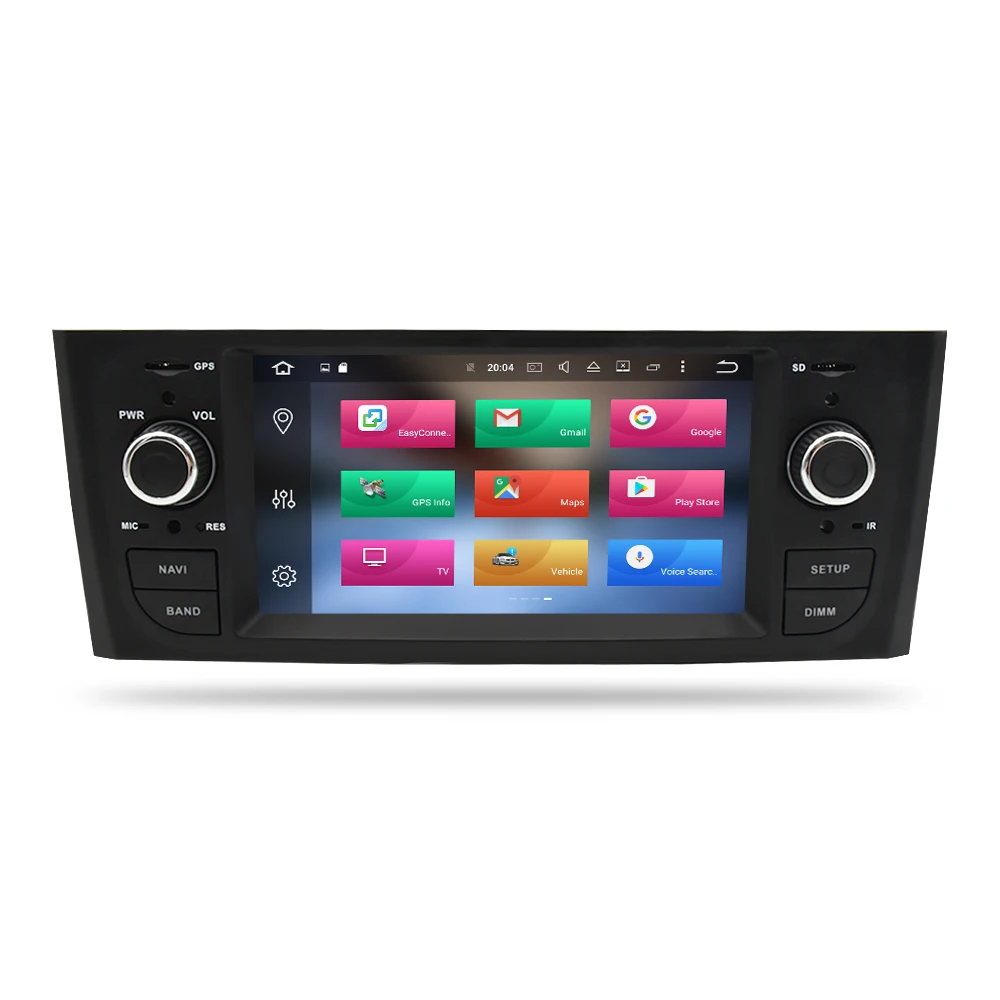 Ips экран Android 9,0 авто радио gps навигация Мультимедиа Стерео для Fiat Grande Punto Linea 2006-2012 DVD головное устройство 4G ram