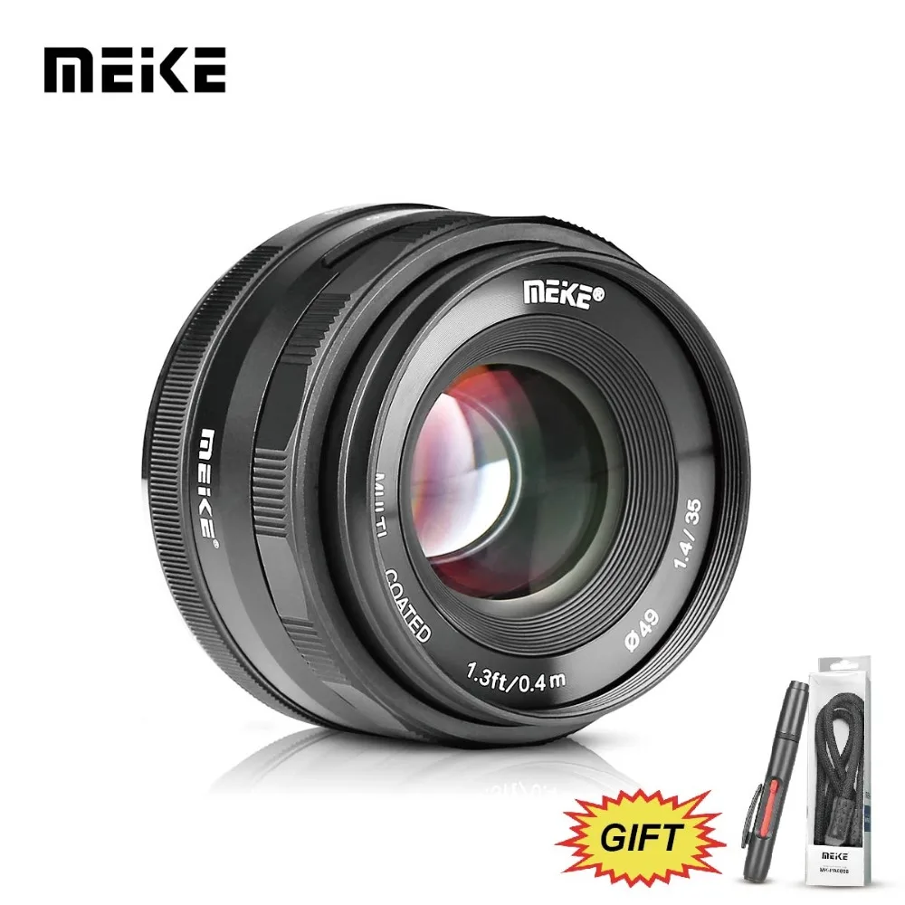 Meike MK-35-1.4 35 мм f1.4 Большая диафрагма ручной фокусировки объектив APS-C для Fujifilm XT100/XT3/XE2/XE2s/XE3/XE1/X30/X70/XT2/XA1/XPro1