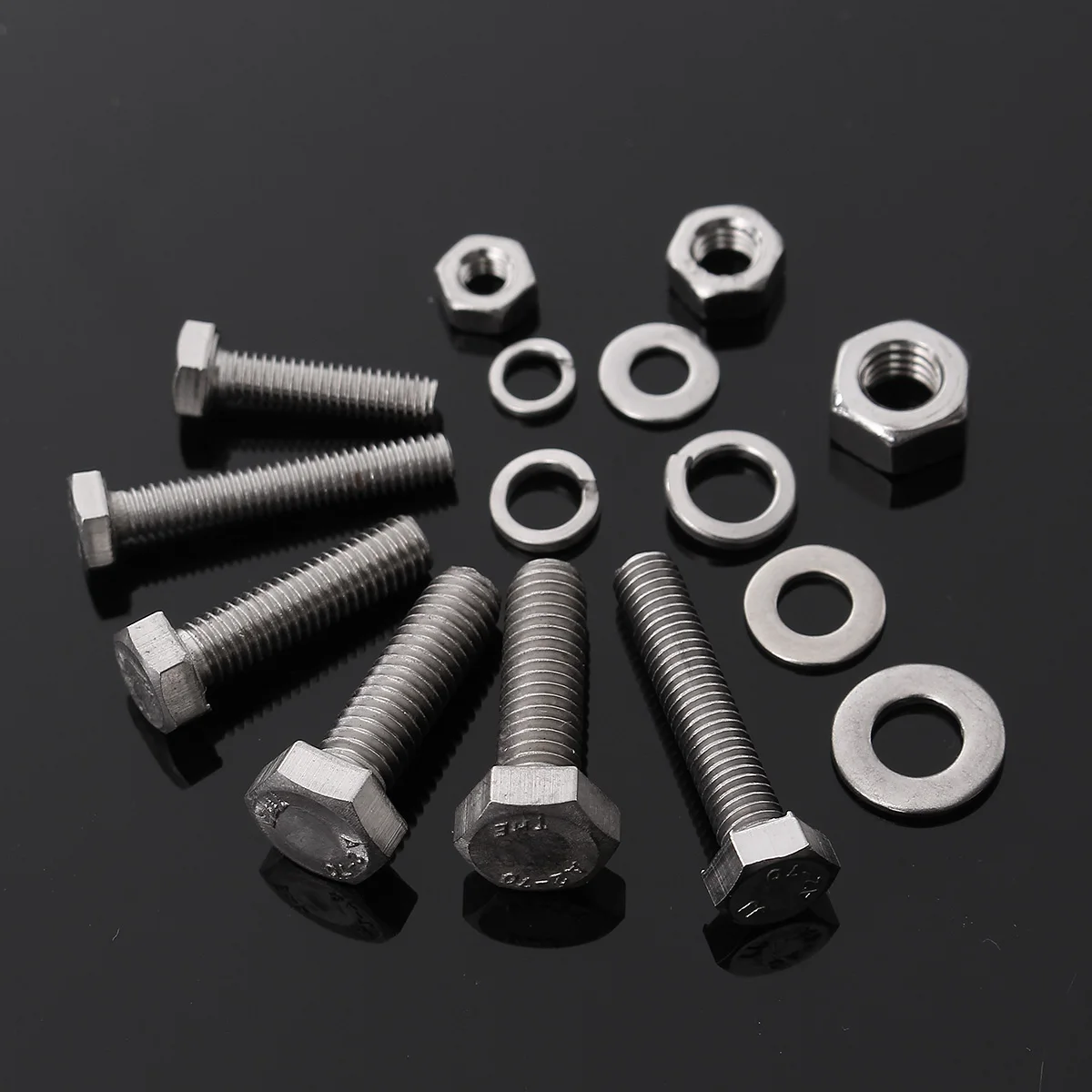 Высокое качество 475 шт. метрические шайбы гайки и болты комплект винты с жестким