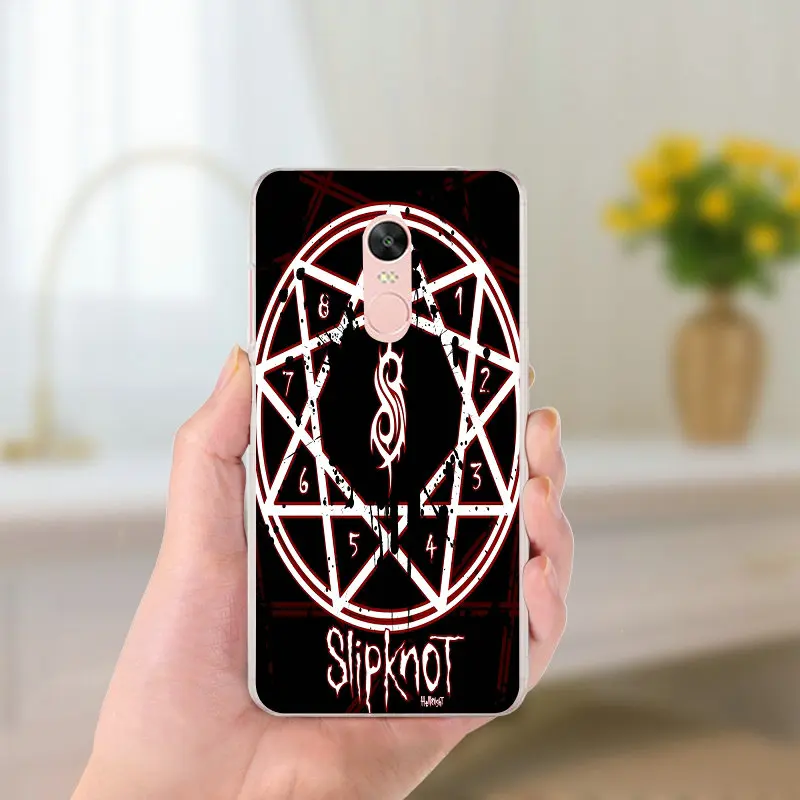 Лидер продаж Slipknot Rock Для Сяо mi красный Note 4X2 3 S 4A 5 6 5S 5X 5A 6X Pro Plus Shell Мягкие TPU кремния