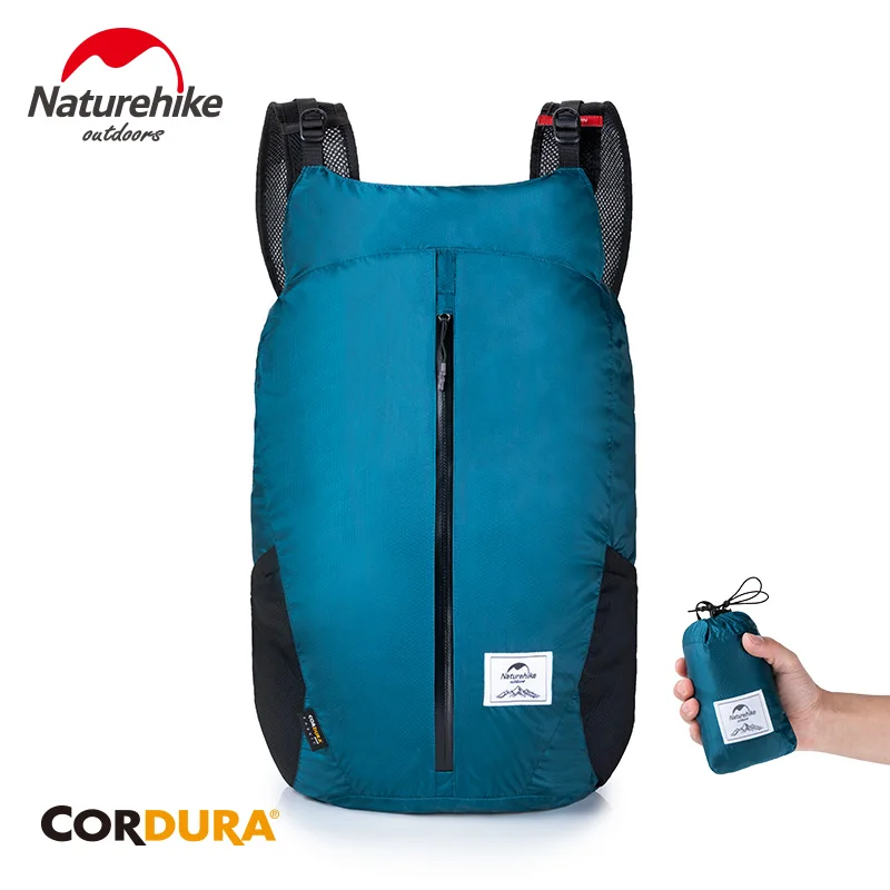 

NatureHike Ультралегкая спортивная сумка 30D Водонепроницаемая нейлоновая складная сумка для бега унисекс дорожная сумка NH18B510-B