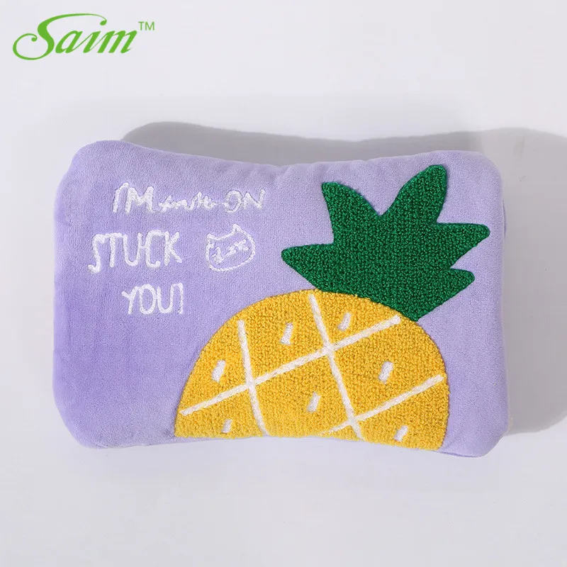 Saim зарядка бутылка для горячей воды Электрический милый мешок фрукты рука теплее